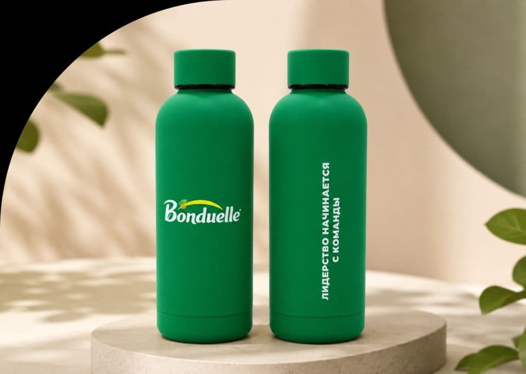 Проект брендированные Бутылки Bonduelle