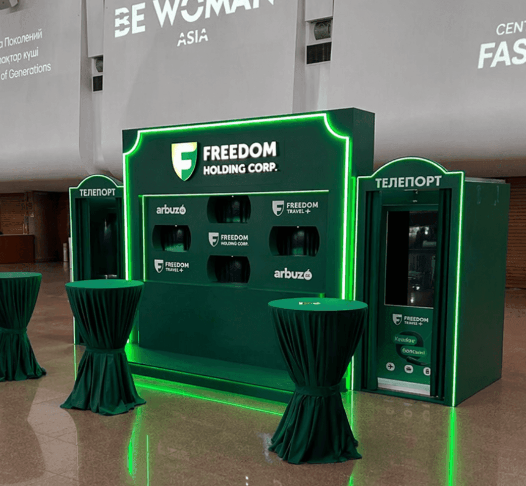 Бренд зона и промоактивность на мероприятии BeWoman Freedom Holding