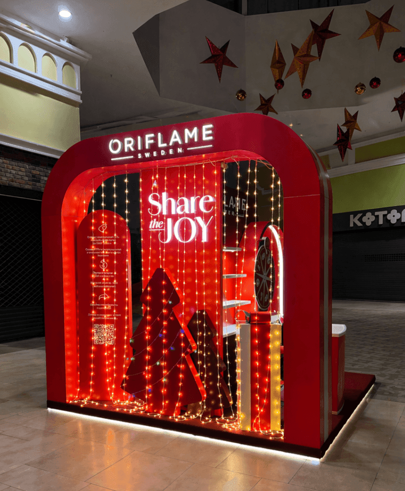 Новогодняя BTL-активность Oriflame