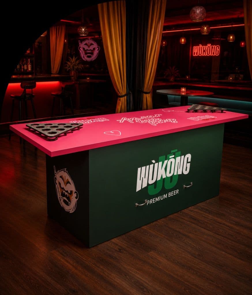 Производство Beerpong столов Wukong